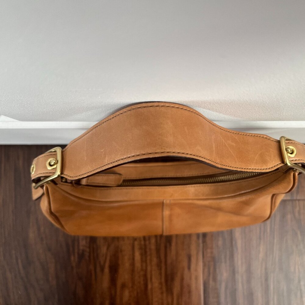 VINTAGE COACH~ Tan/Brown 9342 Legacy West Small Zoe Hobo Bag - Picture 7 of 10